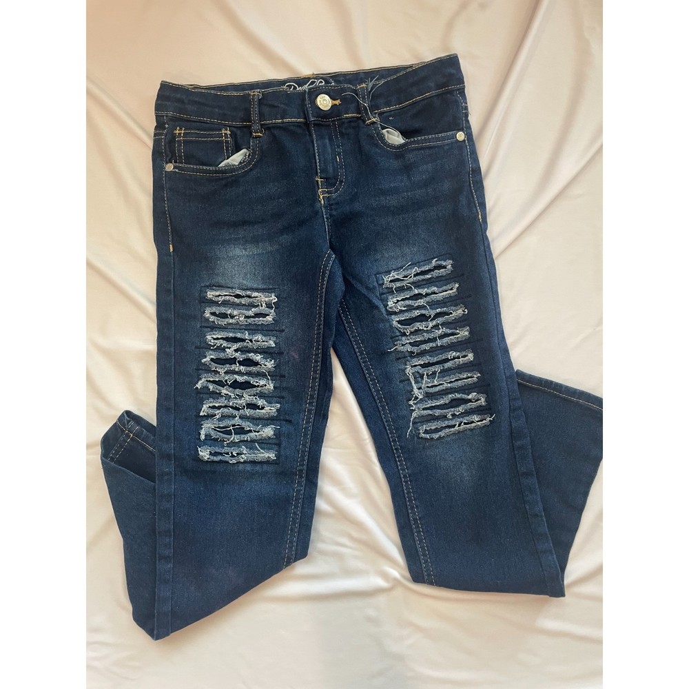 Real Love Girls Distressed skinny jeans
